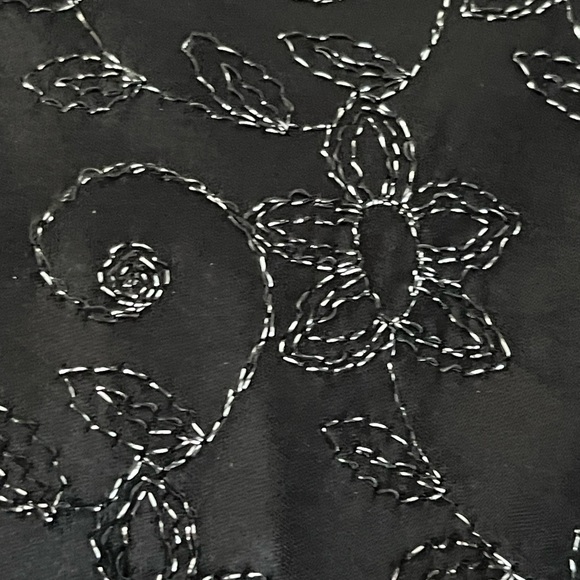 Jessica McClintock Black Glitter Gown - Picture 14 of 16